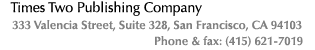 Times Two Publishing Company address