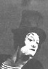 Close-up of Marcel Marceau as Bip