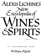 Title page of the Encyclopedia of Wines & Spirits